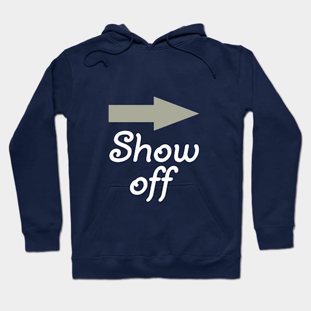 Show Off, Twin Design Hoodie by PeppermintClover